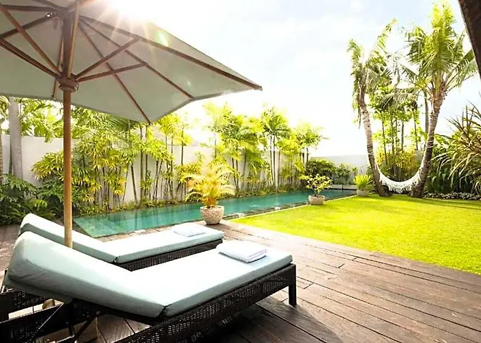 Palm 3 Bedroom Private Pool W/ Garden View Ir41 *